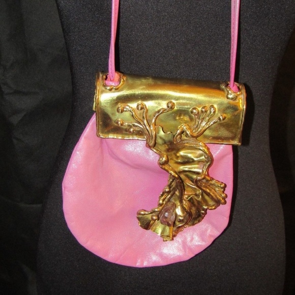 VINTAGE COPA COLLECTION Amethyst Pink Lth Handbag - Picture 2 of 7